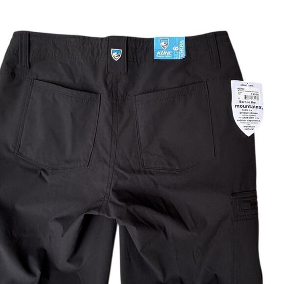 NWT Kuhl Women's Horizn Convertible 32" inseam Pant Size 6 Color Raven - Picture 4 of 6